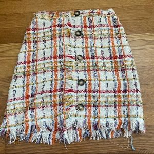 Fall colors on a skirt